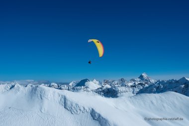 Durch die Luft gleiten