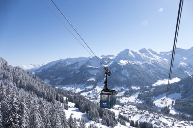 Walmendingerhornbahn hoch über Mittelberg
