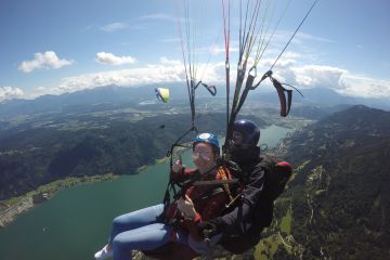 Tandemfliegen Fycenter Ossiacher See Sommer