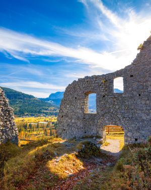 Burgruine Werdenfels in  Garmisch-Partenkirchen