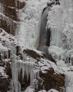 Kuhflucht-Wasserfall WInter