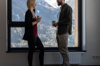 In der Pause das Panorama genießen