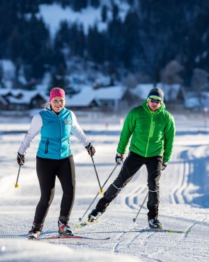 Die Langlauf Loipen im Allgäu sind bestens präpariert und abwechslungsreich. So können sowohl die Anfänger, als auch die Fortgeschrittene den Wintersport nach Ihrem Können ausüben.