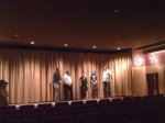 Regisseurin mit Team
